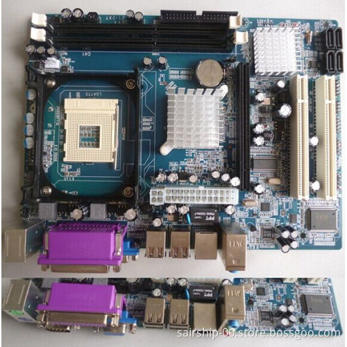 G41-478 V1.11 oem factory cheap price G41 Socket 478 DDR3 pc Motherboard computer scrap
